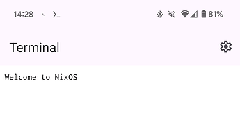Fake terminal running in Terminal app